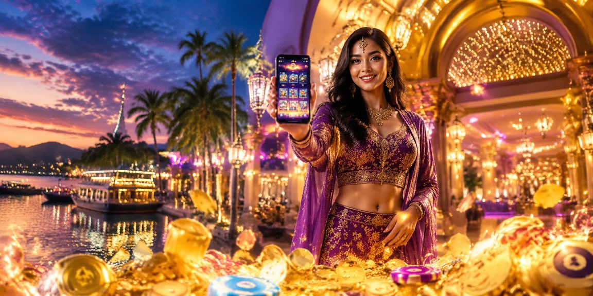 Antara muka aplikasi kasino slot di Langkawi